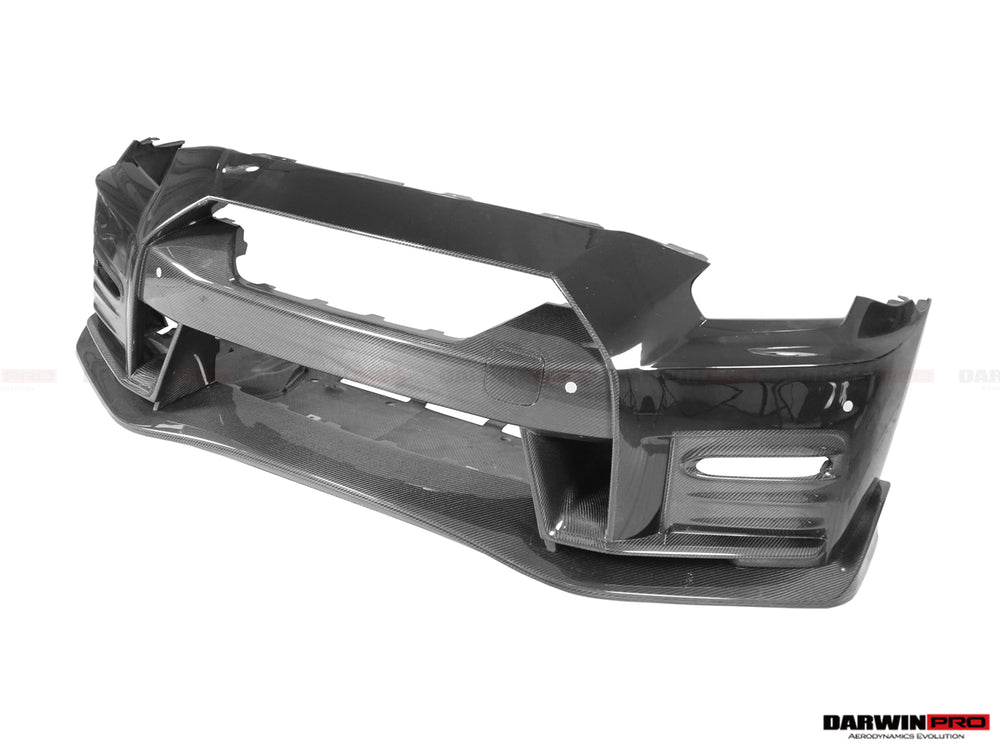 2008-2023 Nissan GTR R35 CBA DBA EBA Original 1:1 NISMO Carbon Fiber Front Bumper - DarwinPRO Aerodynamics