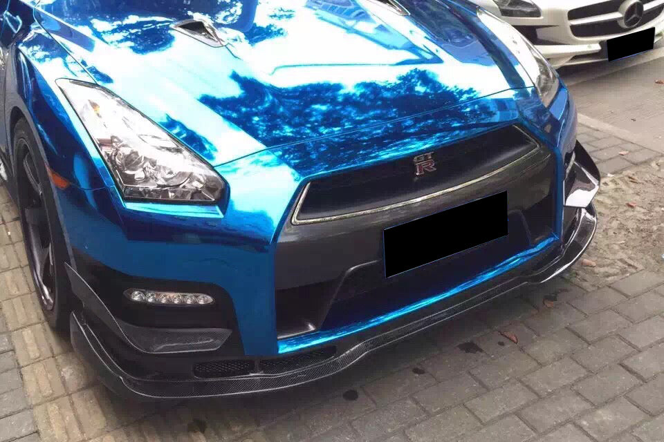 2012-2016 Nissan GTR R35 DBA Carbon Fiber Front Lip - Carbonado (BSE)