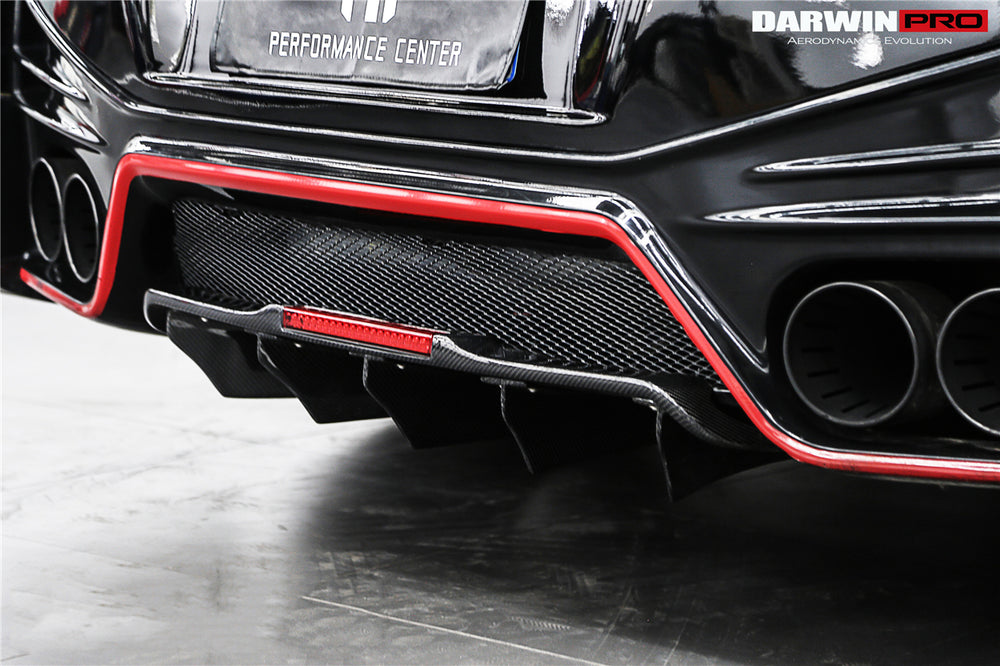 2012-2023 Nissan GTR R35 DBA EBA NSM Style Carbon Fiber Rear Diffuser ...