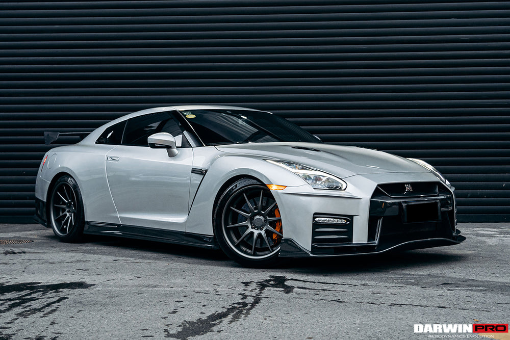 2017-2023 Nissan GTR R35 EBA NSM Style Partial Carbon Fiber Front Bumper