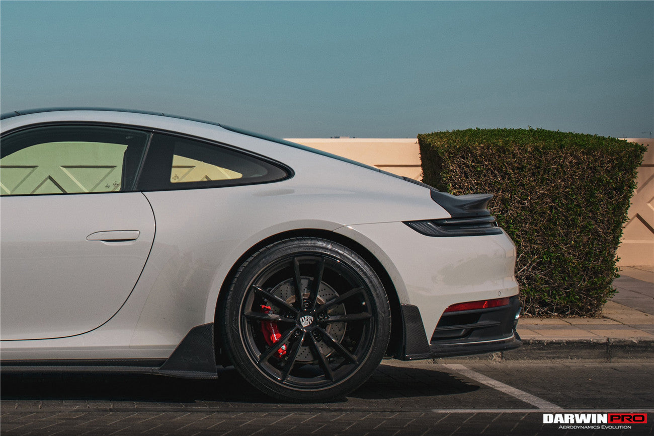 990 Pro Backside 2019-2024 Porsche 911 992 Carbon Fiber Rear Lip DarwinPRO (BKSSII) Fits ...