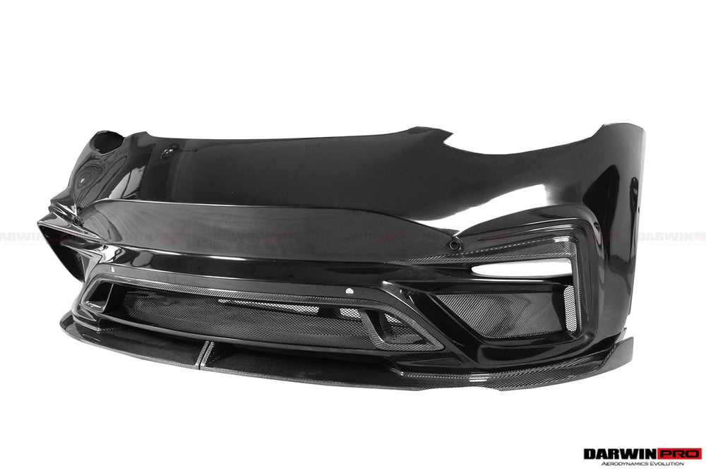 Parachoques delantero de fibra de carbono IMP Performance del modelo Y de Tesla 2020-2023