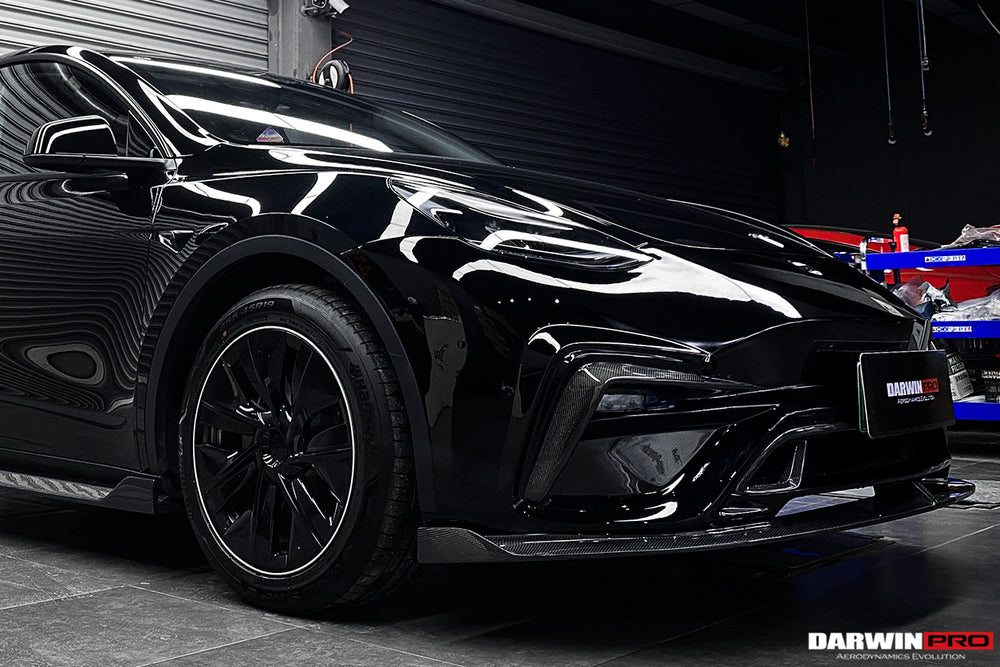 Parachoques delantero de fibra de carbono IMP Performance del modelo Y de Tesla 2020-2023