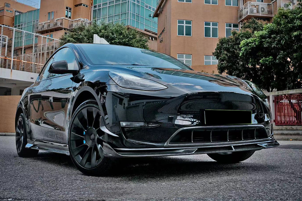 2020-2024 Tesla Model Y IMP Performance Carbon Fiber Front Bumper Grille