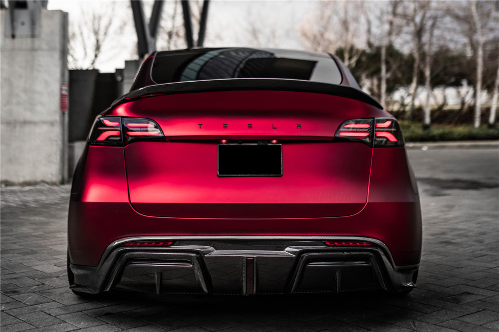 2020-2024 Tesla Model Y IMP Performance Carbon Fiber Rear Diffuser
