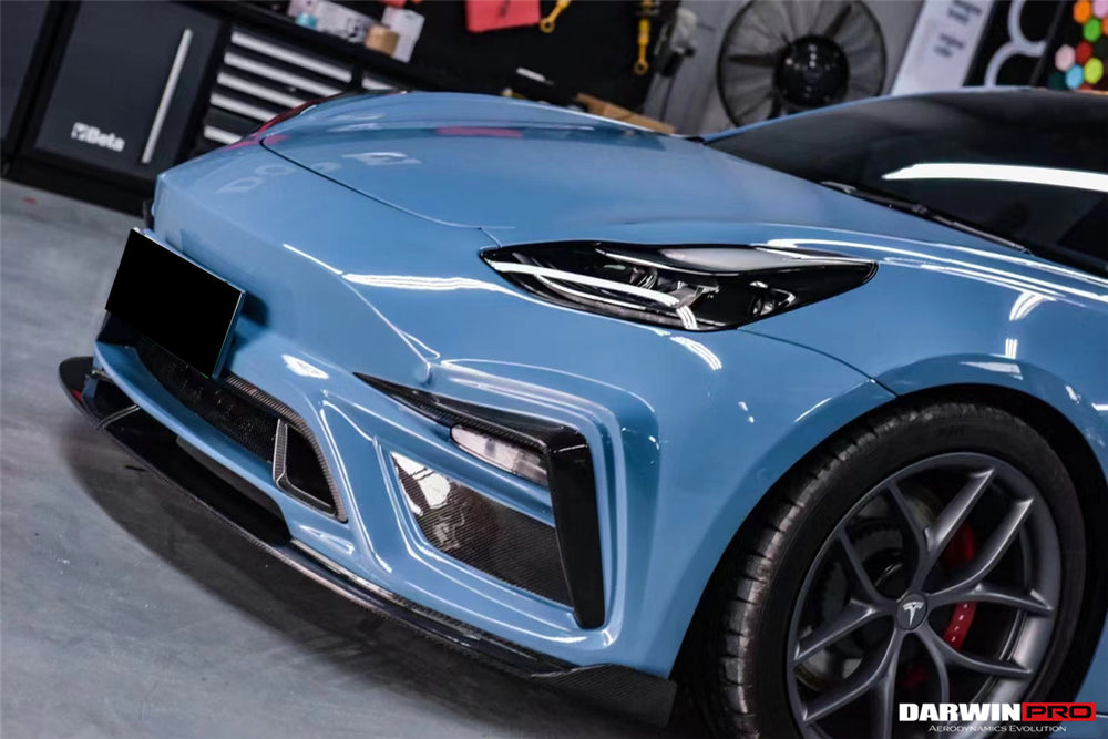 2017-2023 Tesla Model 3 IMP Performance Partial Carbon Fiber Front Bumper