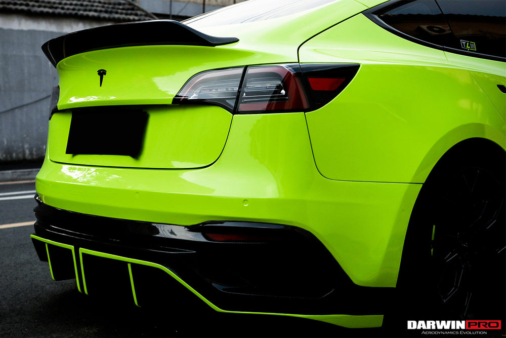 2017-2020 Tesla Model 3 IMP Performance Partial Carbon Fiber Rear Bumper