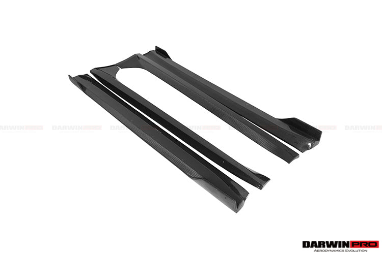 2017-2023 Tesla Model 3 IMP Performance Carbon Fiber Side Skirts With Under Board