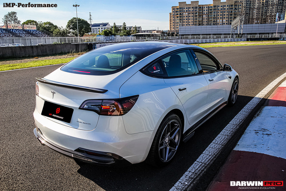 2017-2023 Tesla Model 3 IMP Performance Carbon Fiber Trunk Spoiler - DarwinPRO Aerodynamics