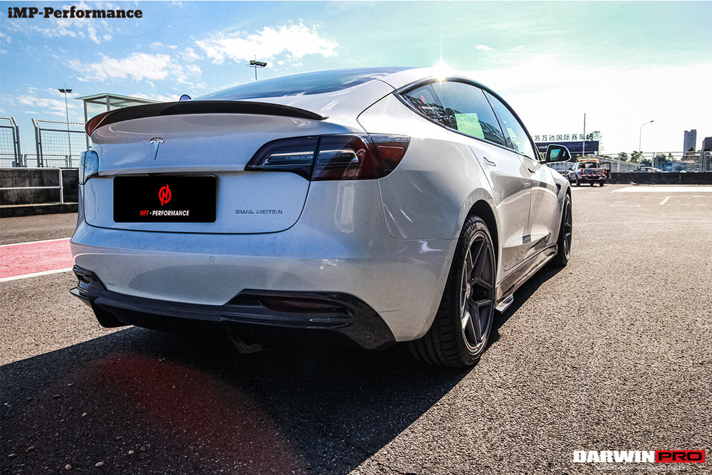 2017-2023 Tesla Model 3 IMP Performance Carbon Fiber Trunk Spoiler - DarwinPRO Aerodynamics