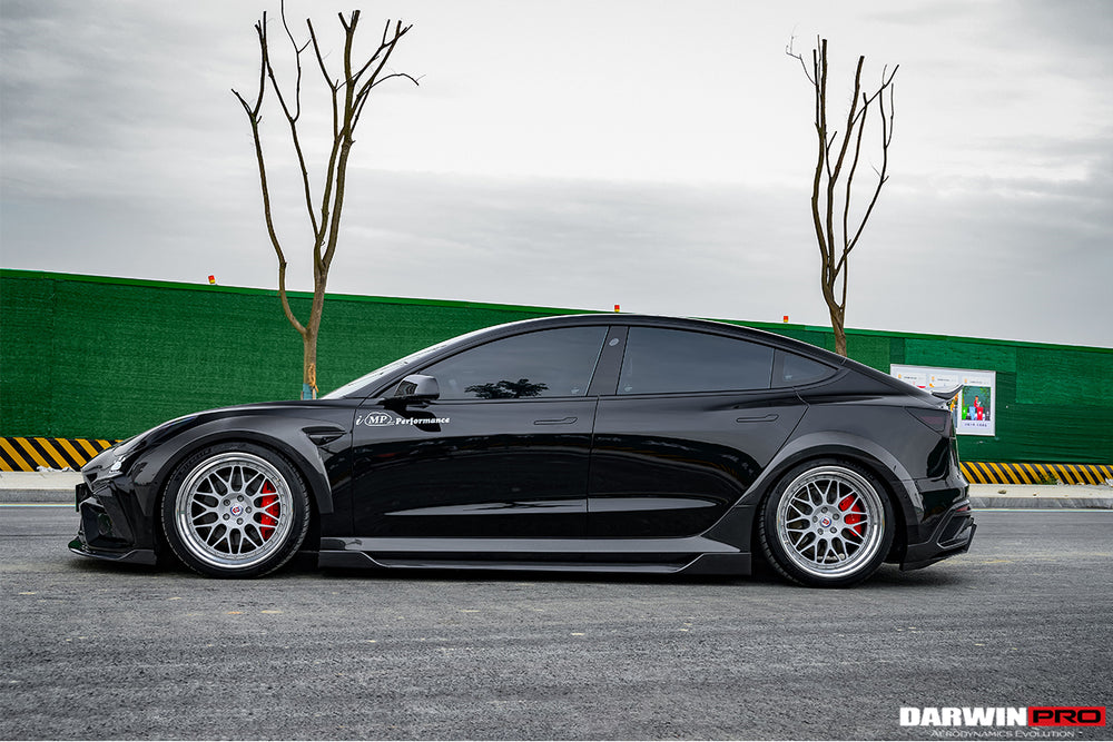 2021-2023 Tesla Model 3 IMP Performance Partial Carbon Fiber Full Body Kit