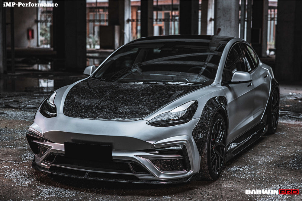 2021-2023 Tesla Model 3 IMP Performance Partial Carbon Fiber Full Body Kit