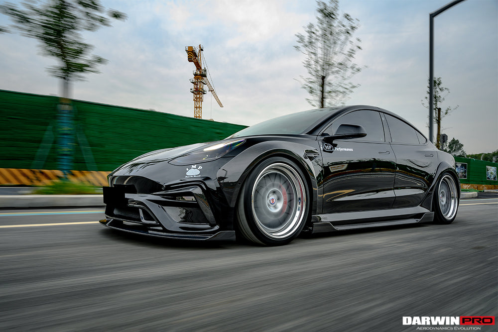 2021-2023 Tesla Model 3 IMP Performance Partial Carbon Fiber Full Body Kit