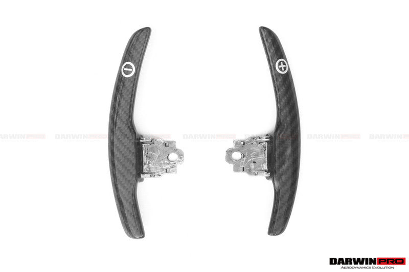 2014-2020 BMW M3 F80/F81 & M4 F82/F83 Dry Carbon Fiber Shift Paddles - DarwinPRO Aerodynamics