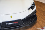  DarwinPRO 2022-2025 Ferrari 296 GTB & GTS Type F171 iMP Style Carbon Fiber Front Bumper Lip Splitter 