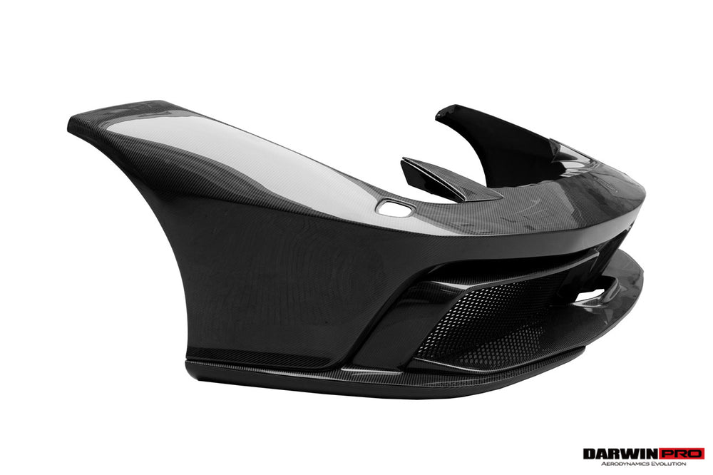 DarwinPRO 2010-2015 Ferrari 458 Coupe & Spyder BKSS Style Carbon Fiber Hood and Partial Carbon Fiber Front bumper - DarwinPRO Aerodynamics