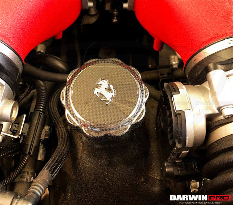 2010-2026 Ferrari (ALL MODELS) Autoclave Carbon Fiber Oil Cap