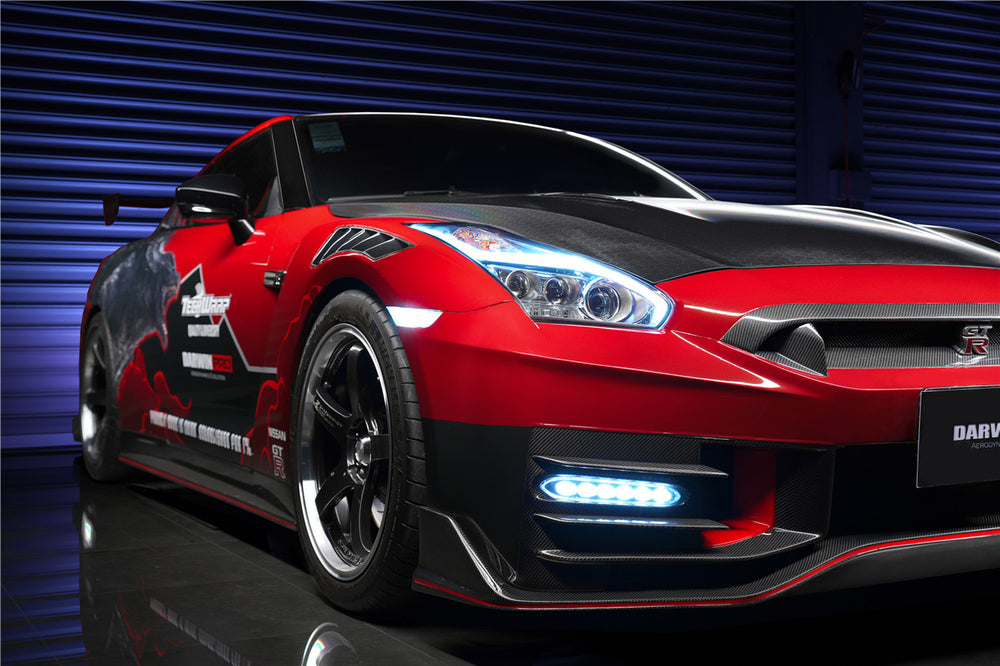 2008-2024 Nissan GTR R35 CBA & DBA & EBA 2024-Nismo Style Carbon Fiber Side Skirts
