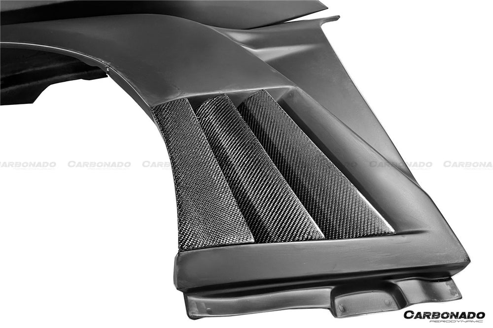 Guardabarros delantero ancho estilo VA para Nissan GTR R35 CBA, DBA y EBA 2008-2022