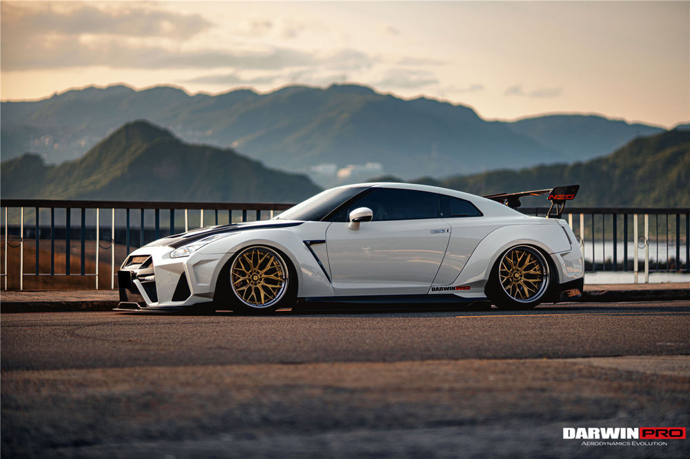Kit de carrocería completa de fibra de carbono estilo BKSSII para Nissan GTR R35 CBA/DBA/EBA 2008-2022