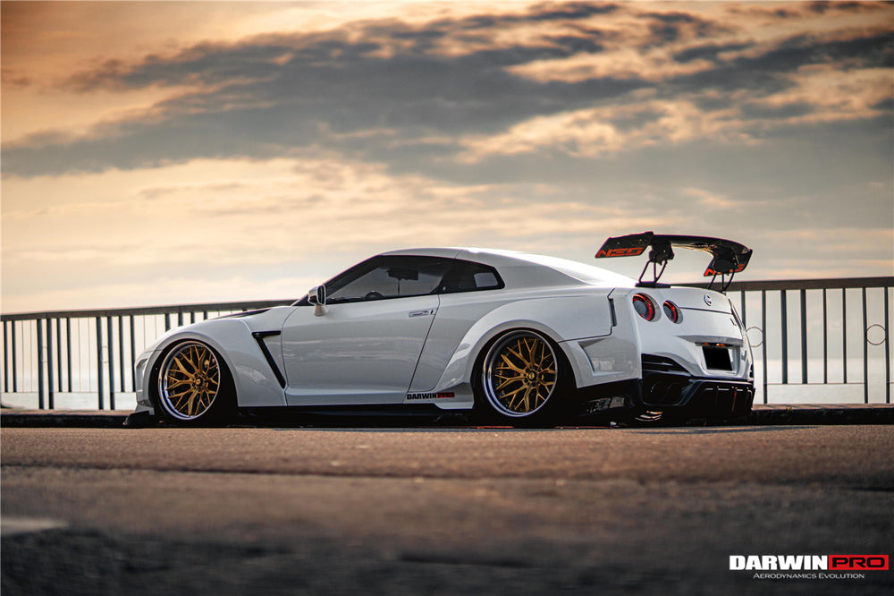 2008-2022 Nissan GTR R35 CBA/DBA/EBA BKSSII Style Partial Carbon Fiber Full Wide Body Kit - DarwinPRO Aerodynamics