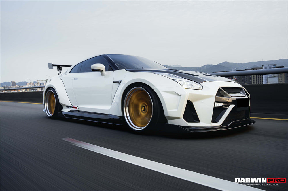 2008-2022 Nissan GTR R35 CBA/DBA/EBA BKSSII Style Partial Carbon Fiber Full Wide Body Kit - DarwinPRO Aerodynamics