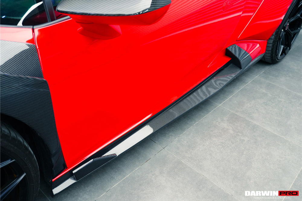 2015-2022 Lamborghini Huracan LP610/LP580/EVO BKSSII Style Side Skirts - DarwinPRO Aerodynamics