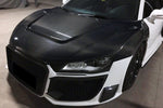  2006-2015 Audi R8 Coupe & Spyder P Style Carbon Fiber Hood - Carbonado 