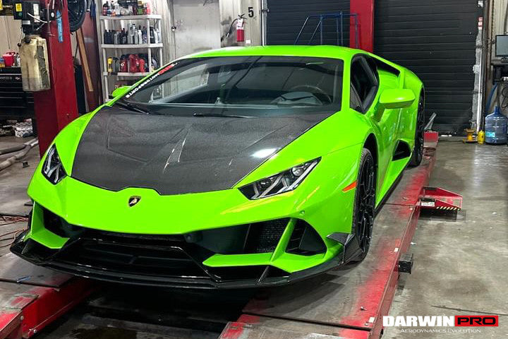 DarwinPRO 2019-2023 Lamborghini Huracan EVO 4WD ONLY BKSS Style Carbon Front Lip