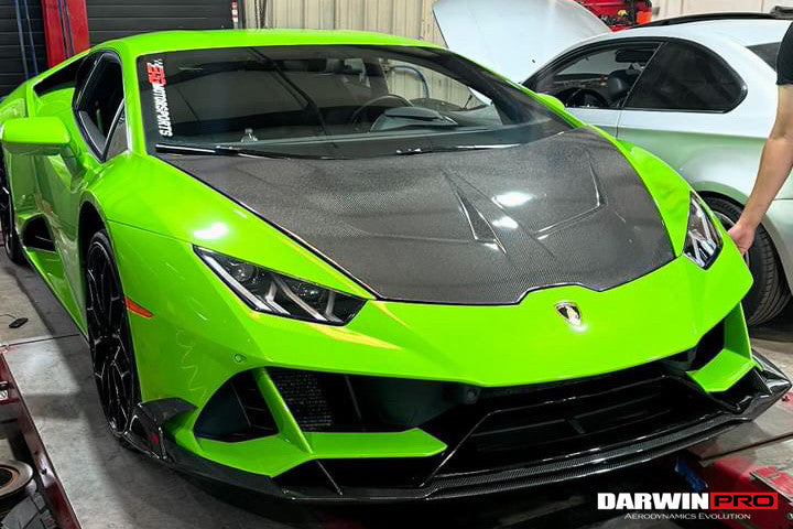 DarwinPRO 2019-2023 Lamborghini Huracan EVO 4WD ONLY BKSS Style Carbon Front Lip