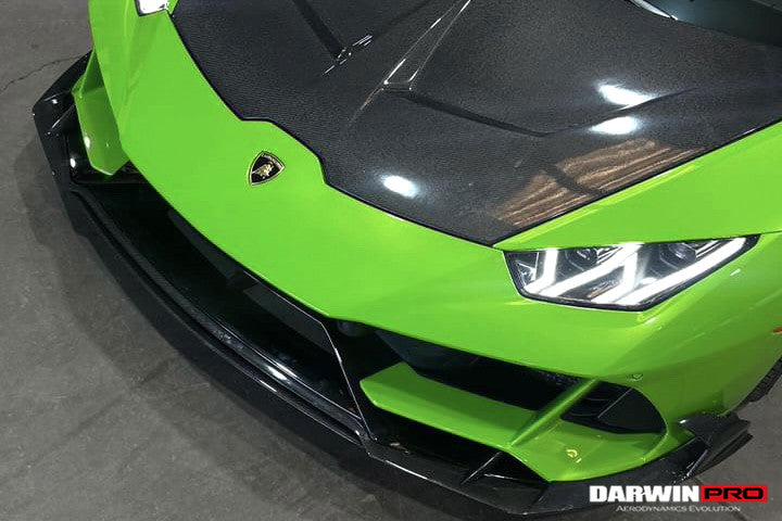 DarwinPRO 2019-2023 Lamborghini Huracan EVO 4WD ONLY BKSS Style Carbon Front Lip