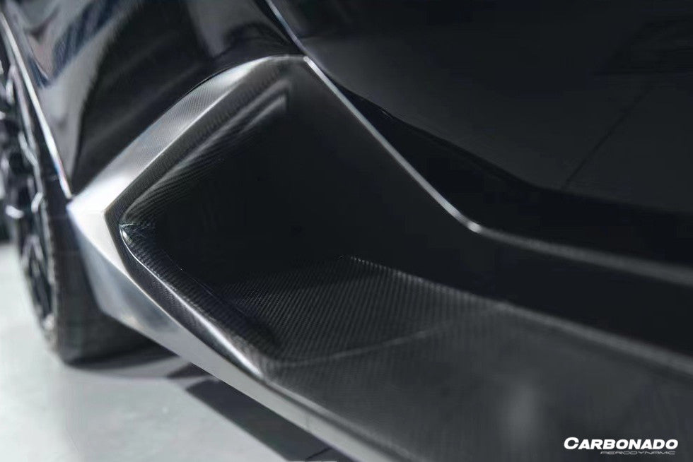 2015-2025 Lamborghini Huracan LP610 & LP580 & EVO & STO & Tecnica N Style Dry Carbon Fiber Side Skirts - Carbonado