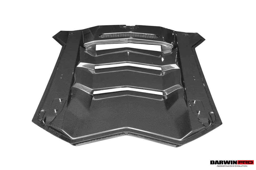 DarwinPRO 2011-2016 Lamborghini Aventador LP700 Coupe BKSS Style Carbon Fiber Engine Trunk