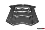  DarwinPRO 2011-2016 Lamborghini Aventador LP700 Coupe BKSS Style Carbon Fiber Engine Trunk 