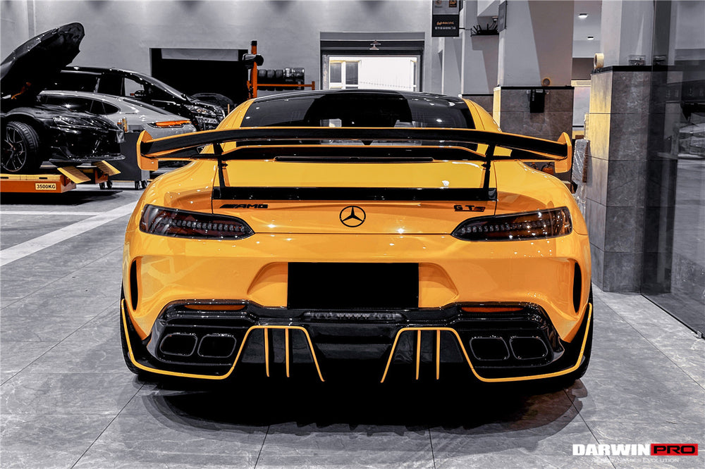 2015-2021 Mercedes Benz AMG GT | GTS Partial Carbon Fiber Rear Bumper ...