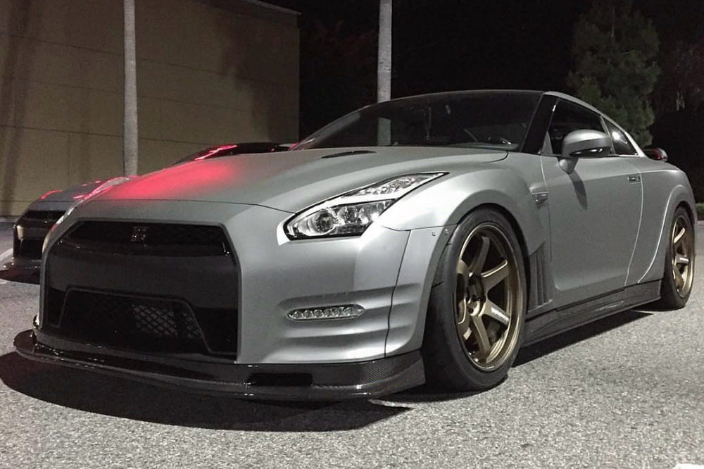 2012-2016 Nissan GTR R35 DBA VA Style Front Bumper Wide Body Flare