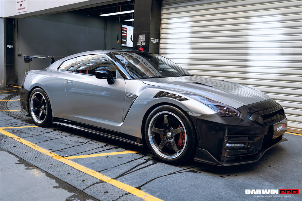 Parachoques delantero de fibra de carbono estilo Nismo 2008-2024 Nissan GTR R35 CBA, DBA y EBA 2024