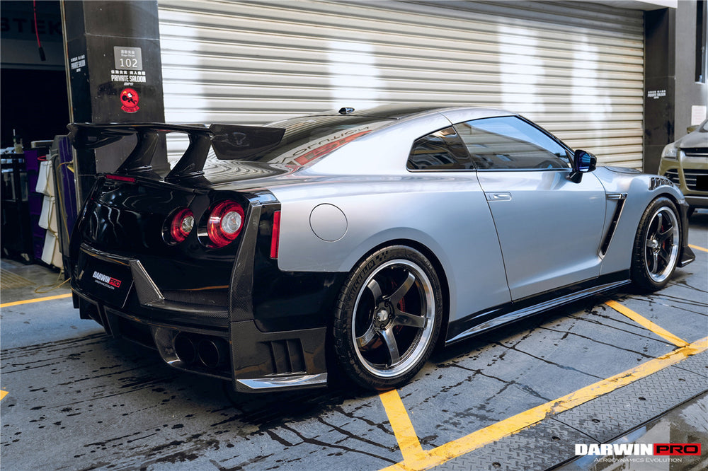 2008-2023 Nissan GTR R35 CBA DBA EBA Partial Carbon Fiber Rear Bumper ...