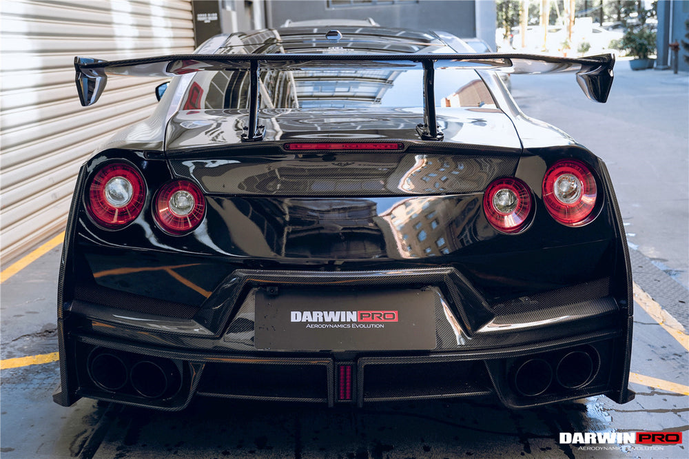 2008-2023 Nissan GTR R35 CBA DBA EBA Partial Carbon Fiber Rear Bumper ...