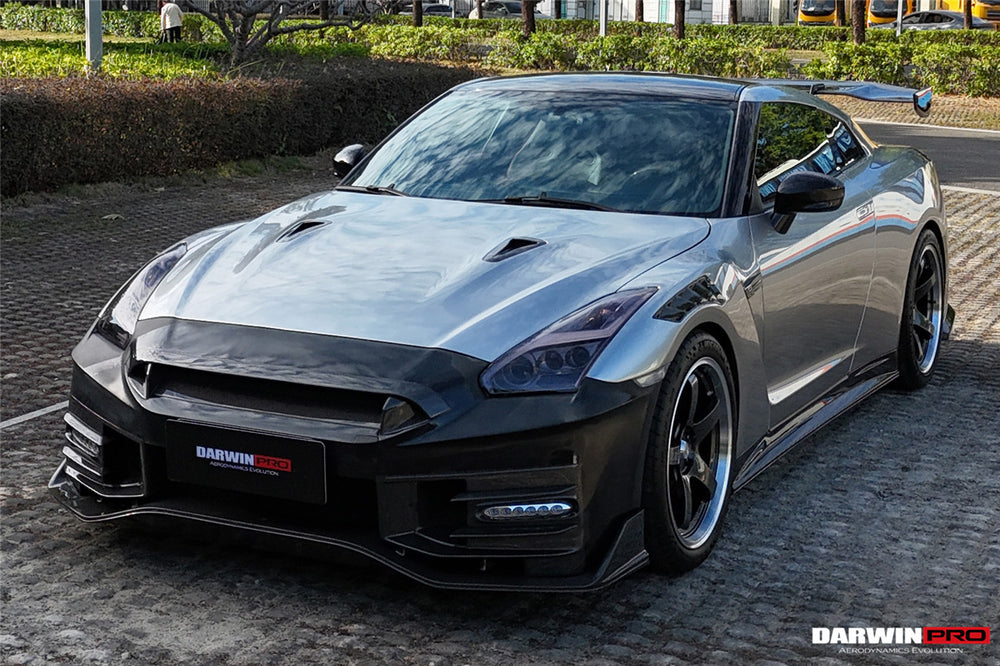 Parachoques delantero de fibra de carbono estilo Nismo 2008-2024 Nissan GTR R35 CBA, DBA y EBA 2024