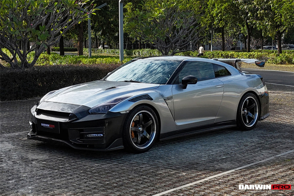 Parachoques delantero de fibra de carbono estilo Nismo 2008-2024 Nissan GTR R35 CBA, DBA y EBA 2024
