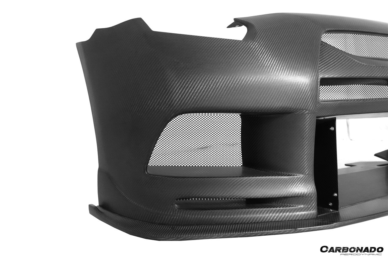 2008-2023 Nissan GTR R35 CBA DBA TPR Style Partial Carbon Fiber Front Bumper - DarwinPRO Aerodynamics