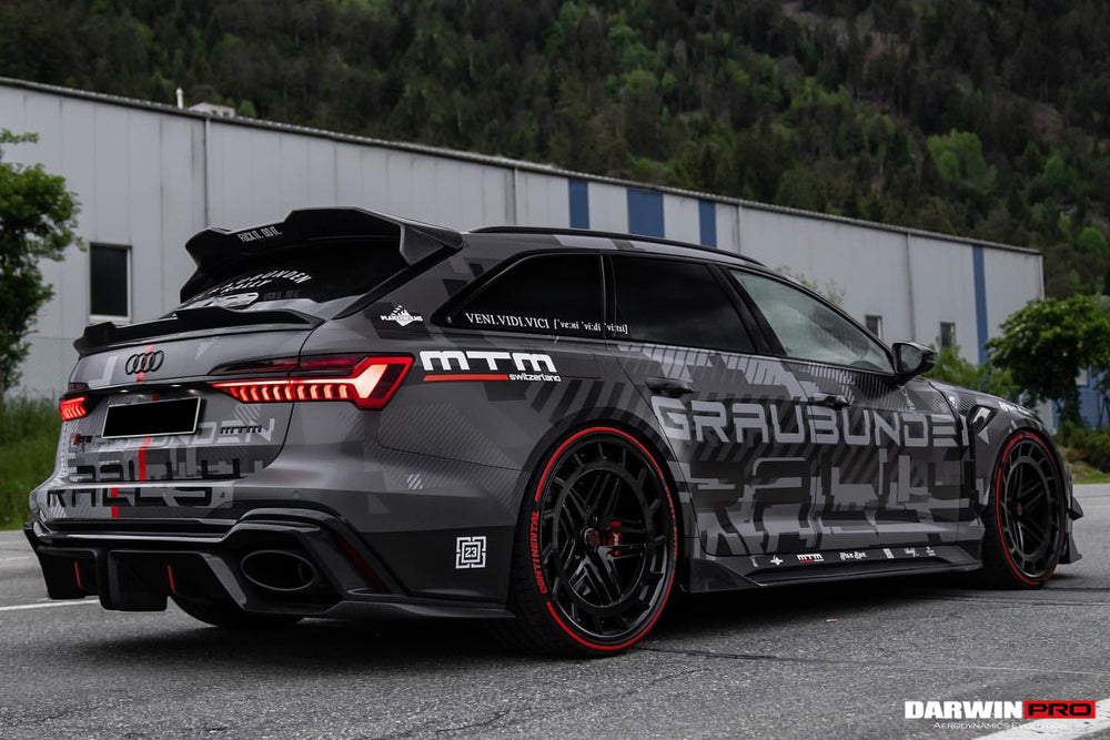 2019-2023 Audi RS6 Avant C8 IMP Performance Carbon Fiber Middle Spoiler - DarwinPRO Aerodynamics