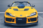  2019-UP Toyota GR Supra (J29 & DB) A90 A91 BKSSII Style Partial Carbon Fiber Front Bumper - DarwinPRO Aerodynamics 