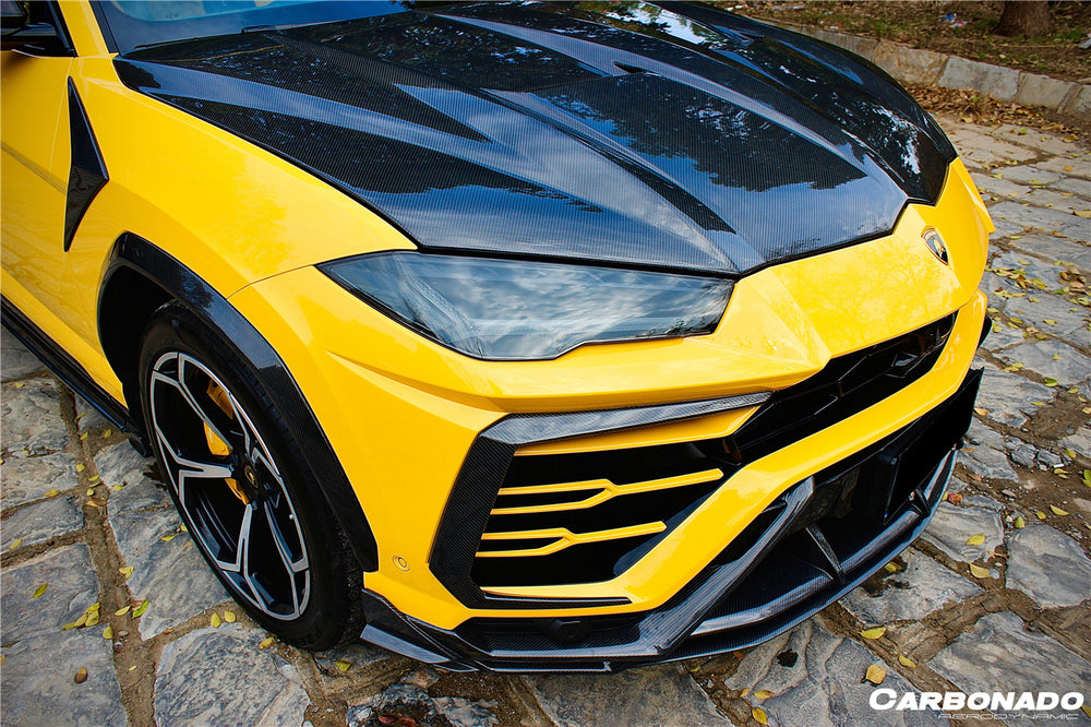 2018-2022 Lamborghini URUS TC Style Dry Carbon Fiber Front Lip Both UP and Down - Carbonado