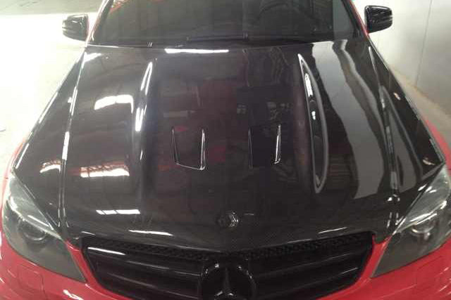 DarwinPRO 2008-2011 Mercedes Benz W204 C63 AMG BKSS Style Hood