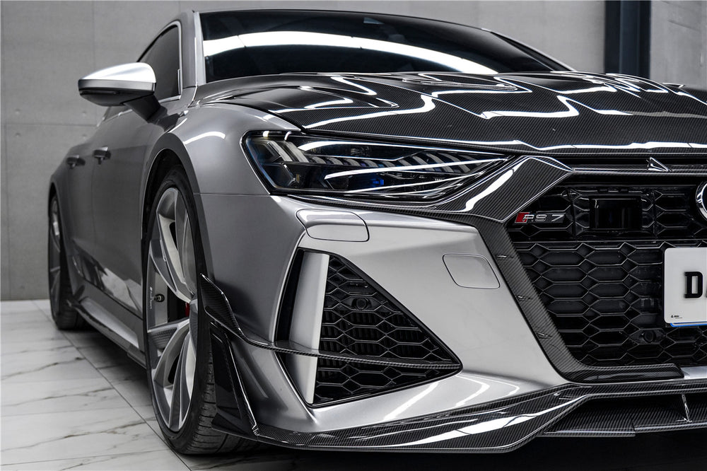 DarwinPRO 2019-2025 Audi RS6 Avant C8 & RS7 C8 Quattro IMP Performance Front Bumper Canards