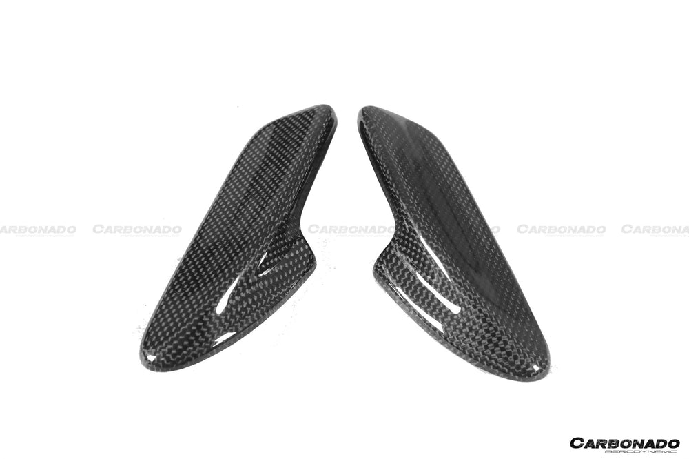 Manija de puerta de fibra de carbono estilo MSY para Ferrari 488 GTB/Spyder/F8 2015-2020