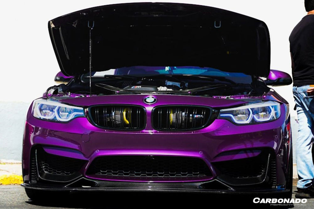 2014-2020 BMW M3 F80 & M4 F82 BS Style Carbon Fiber Front Lip