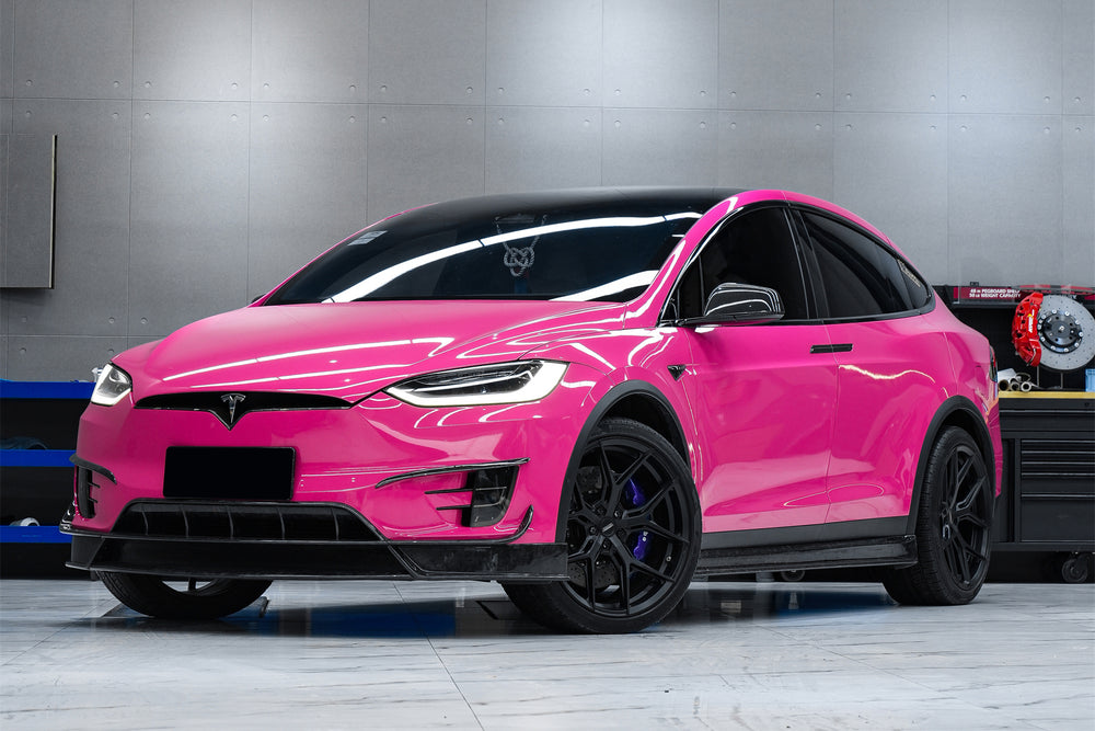 Kit completo de fibra de carbono estilo RZS para SUV Tesla X 2019-2021